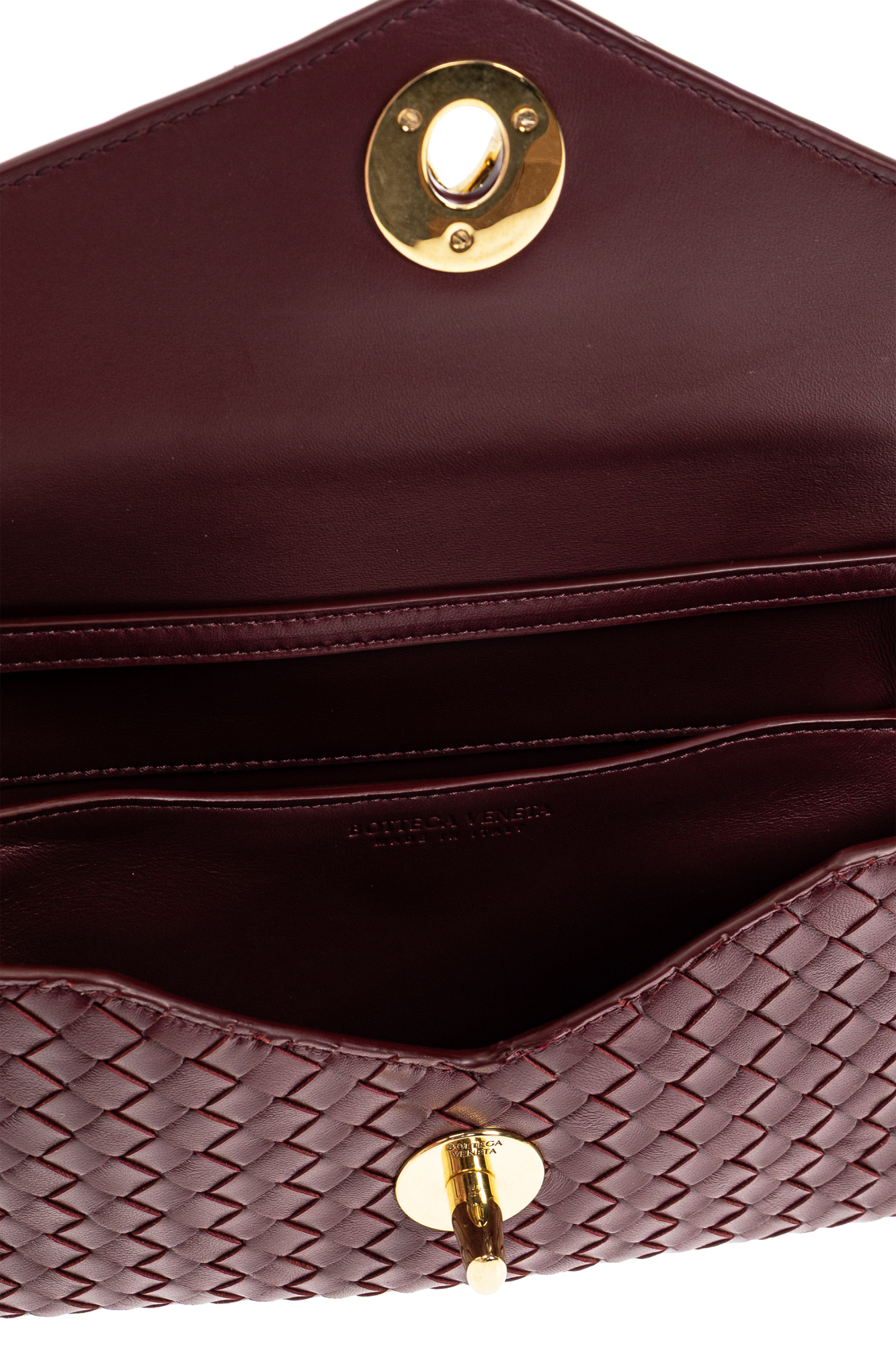 Burgundy Handbag `Knot Lock` Bottega Veneta - Vitkac AS